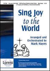 Sing Joy to the World SATB choral sheet music cover